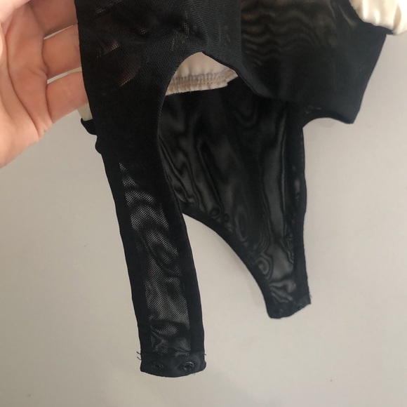 Cream Bodysuit - NWOT - Sz S - Picture 7 of 7